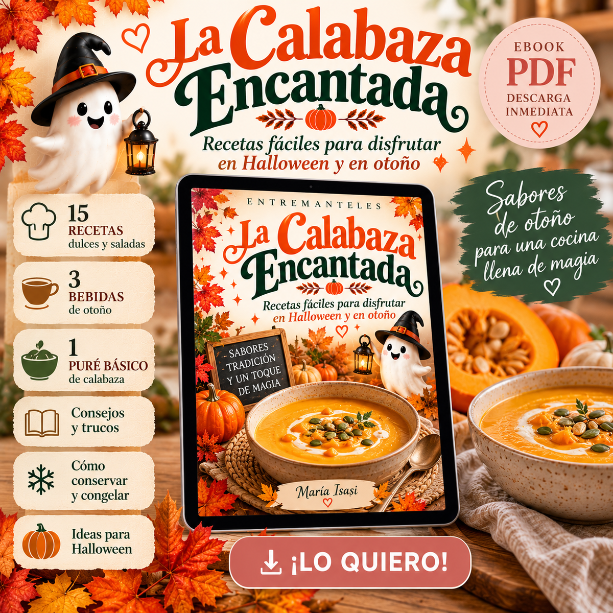 La Calabaza Encantada - Recetario digital de Otoño y Halloween