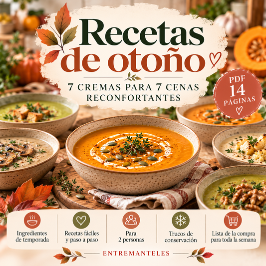 RECETAS DE OTOÑO - 7 cremas para 7 cenas reconfortantes