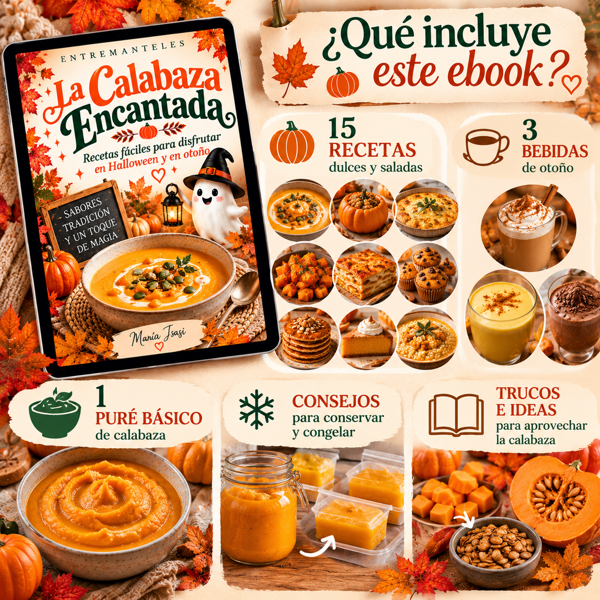 La Calabaza Encantada - Recetario digital de Otoño y Halloween