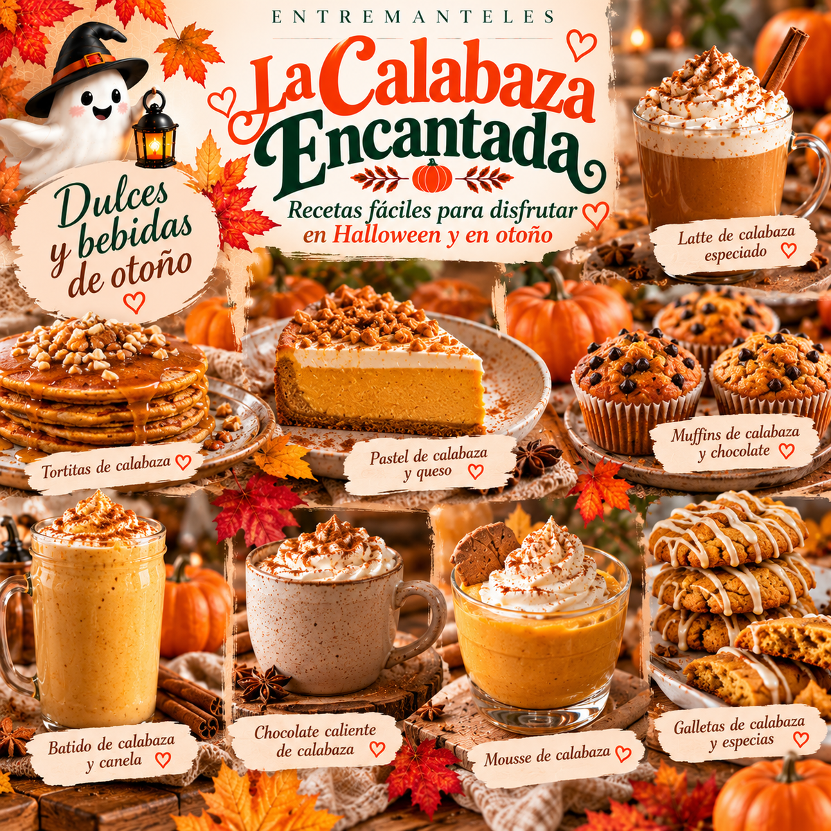 La Calabaza Encantada - Recetario digital de Otoño y Halloween