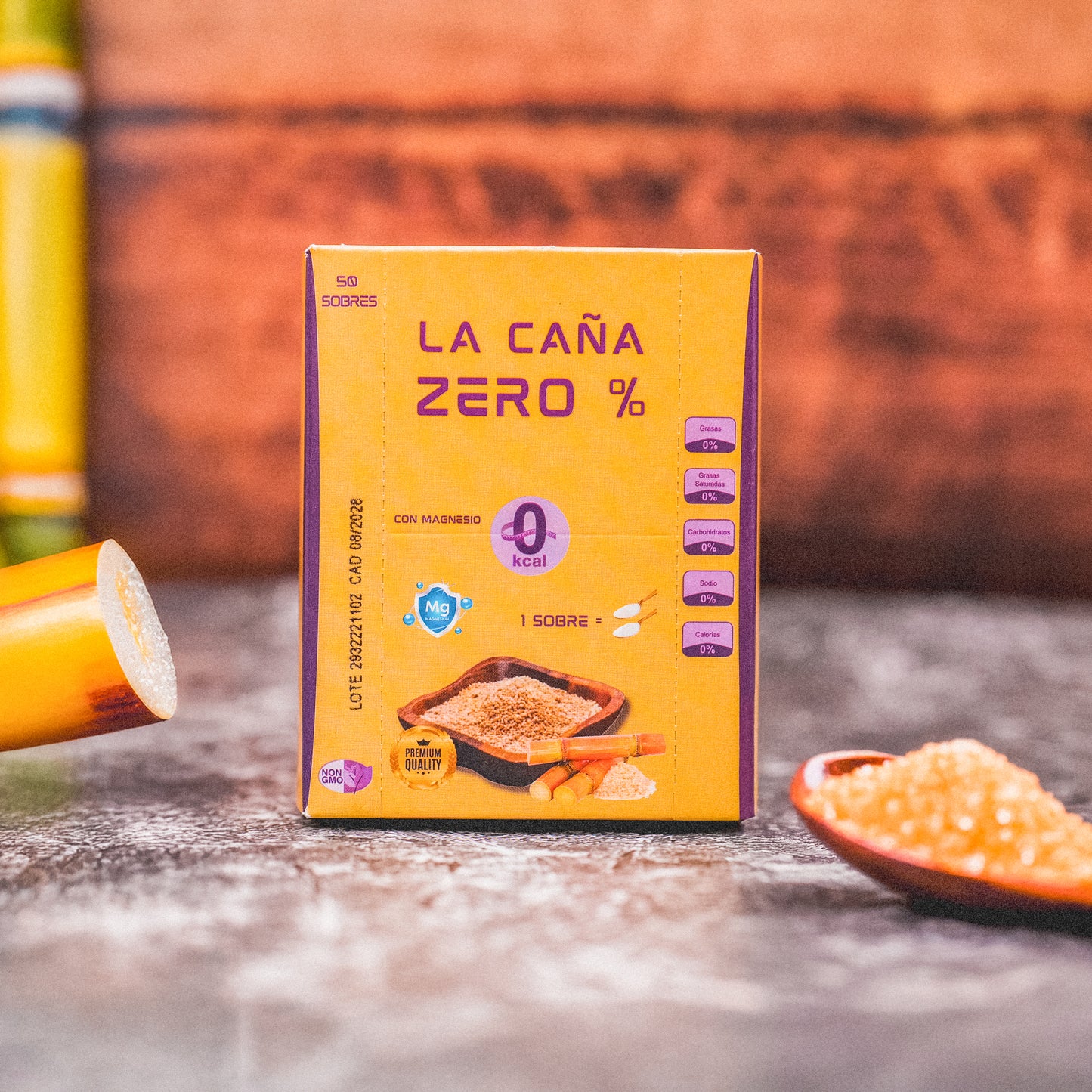 2 CAJAS  DE LA CAÑA ZERO - ENDULZANTE 100% NATURAL Y SIN CALORIAS