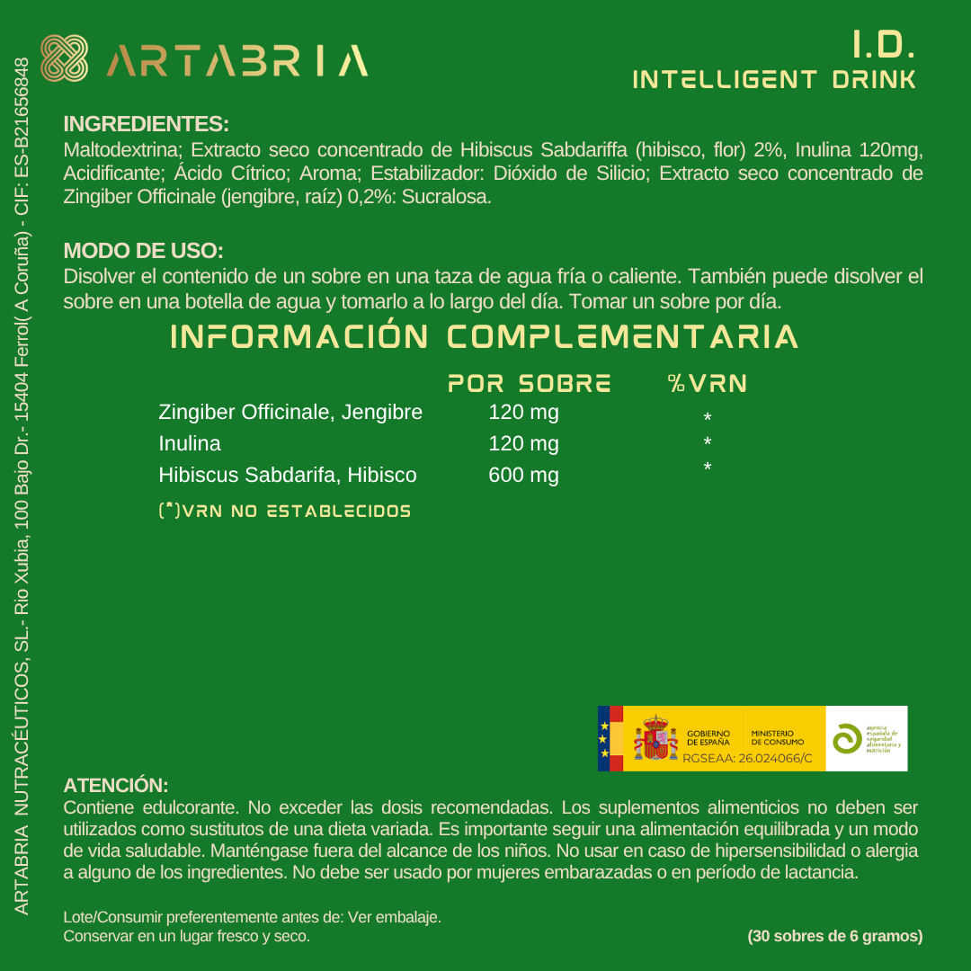 I.D. - INTELLIGENT DRINK - BEBIDA INTELIGENTE