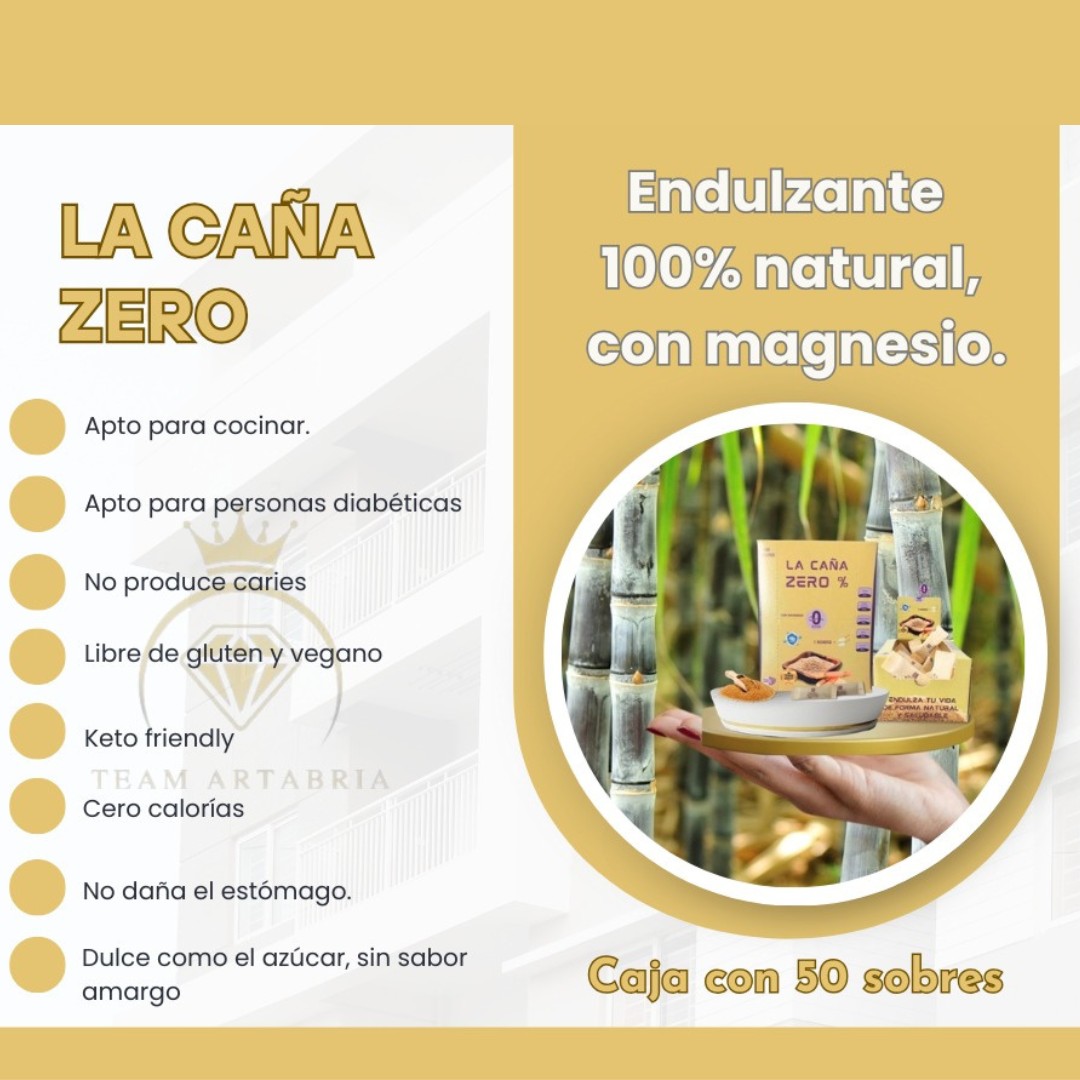 LA CAÑA ZERO - ENDULZANTE 100% NATURAL Y SIN CALORIAS