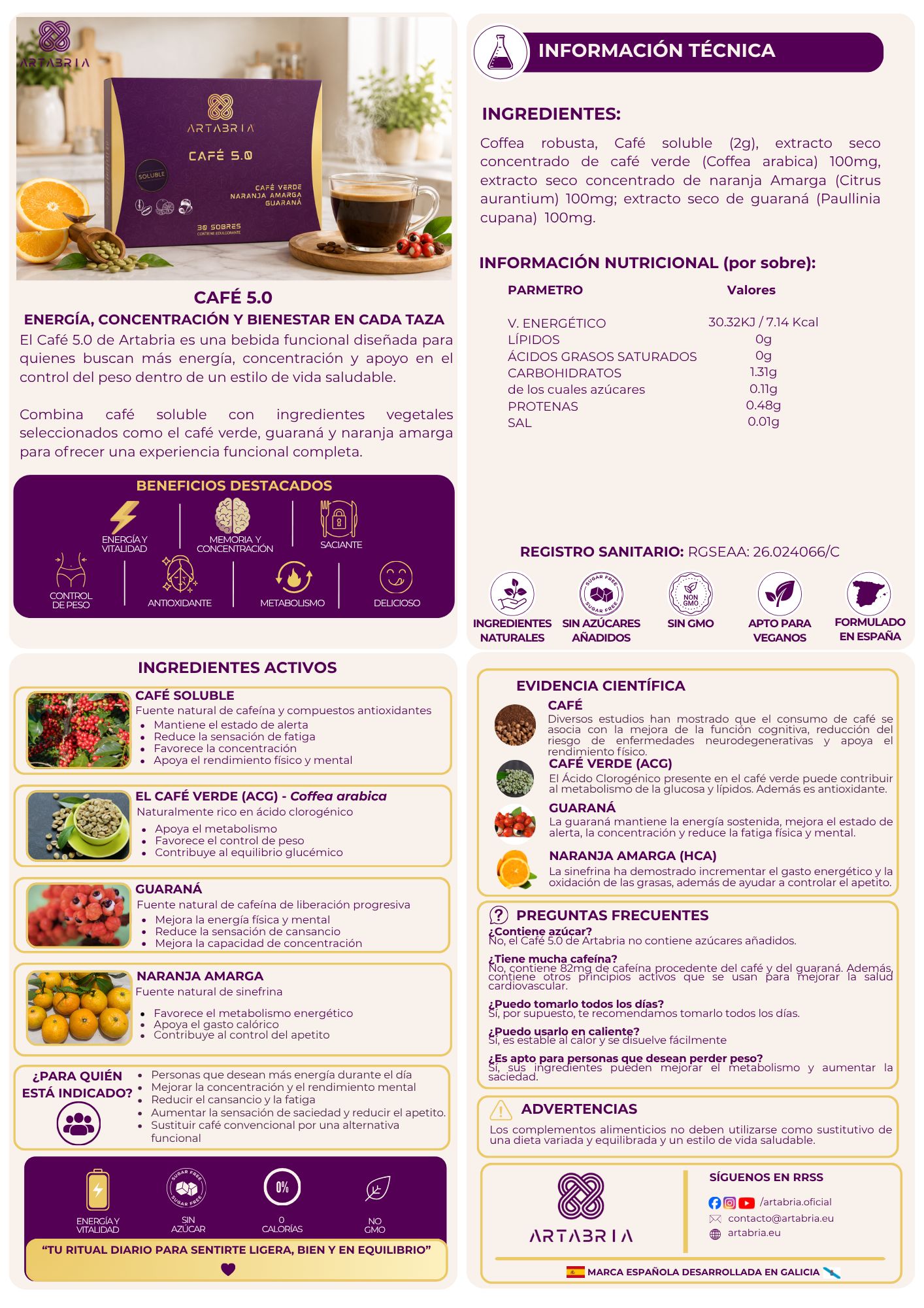 PACK FIT - CAFÉ 5.0 + BEBIDA INTELIGENTE