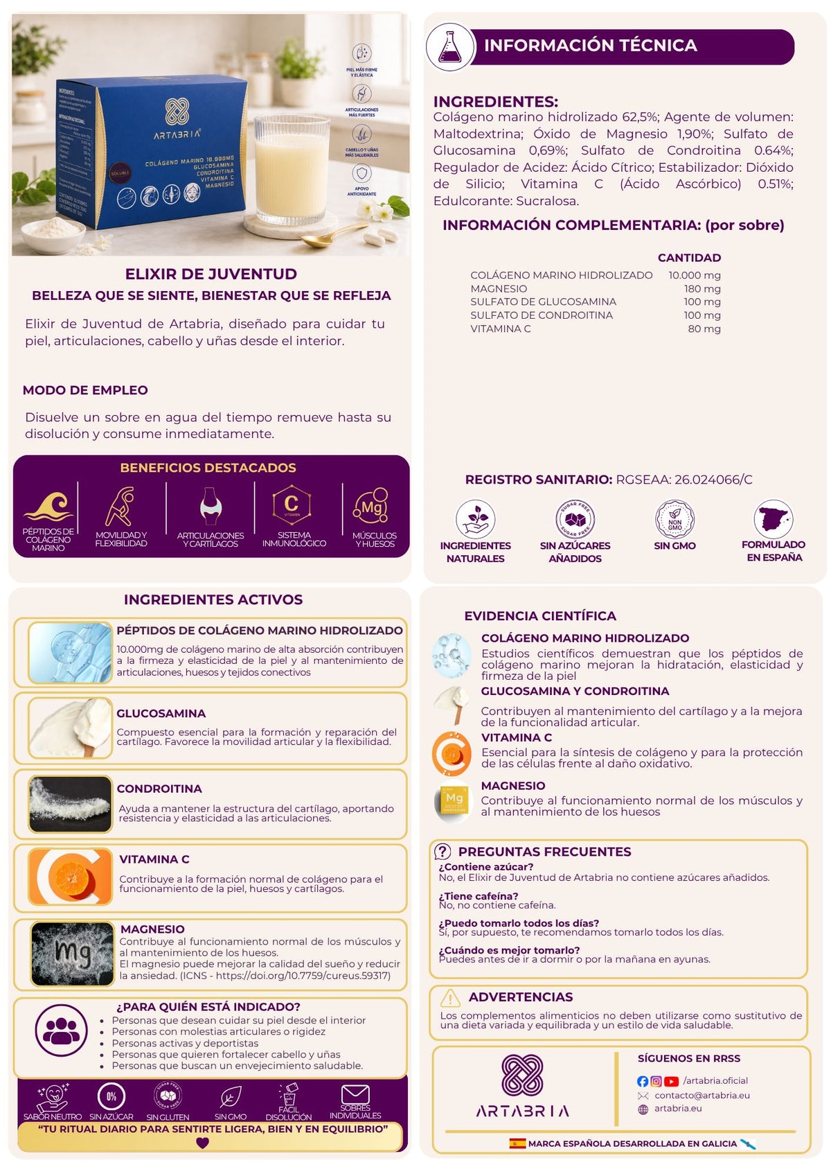 ELIXIR DE JUVENTUD - COLAGENO HIDROLIZADO