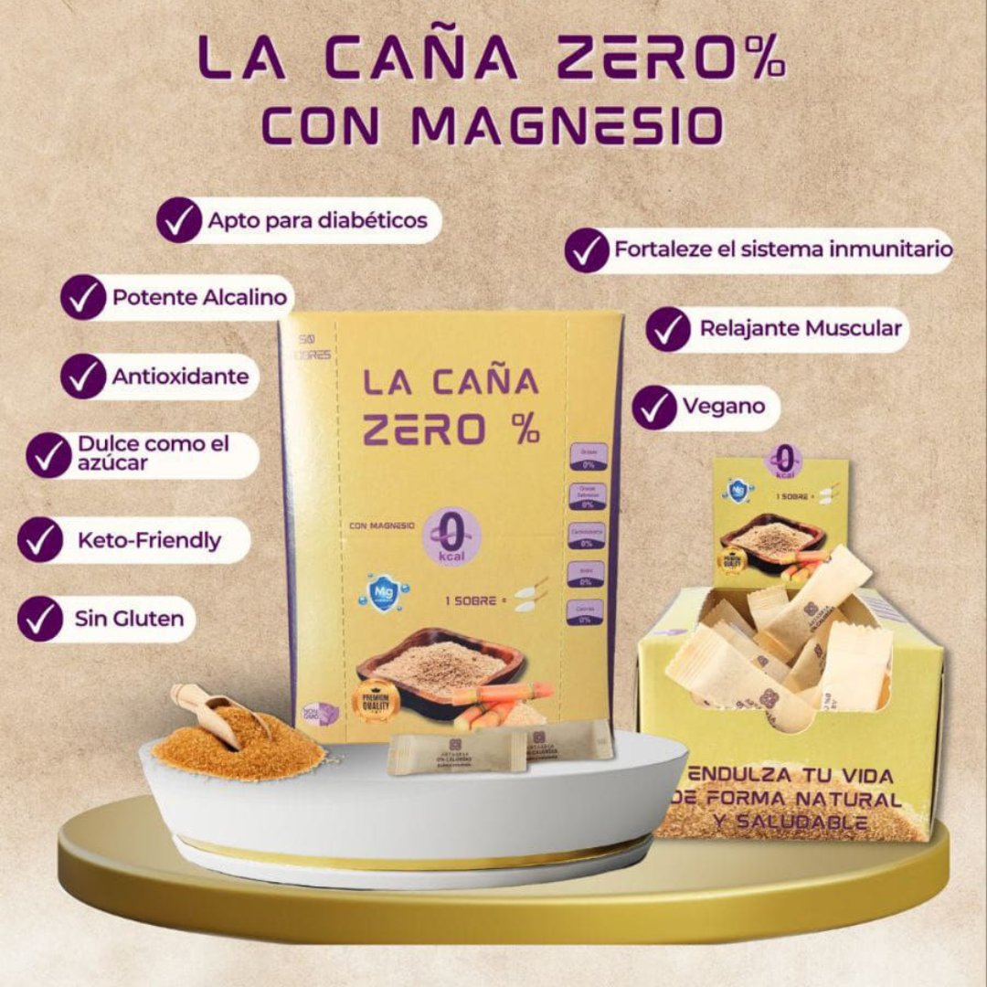 LA CAÑA ZERO - ENDULZANTE 100% NATURAL Y SIN CALORIAS