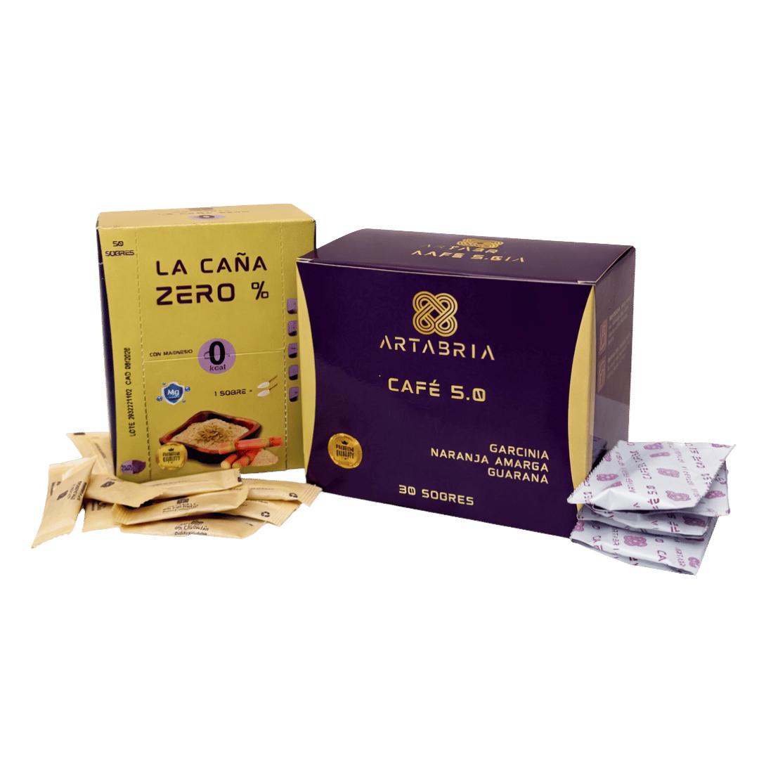DÚO CAFÉ 5.0 + LA CAÑA ZERO